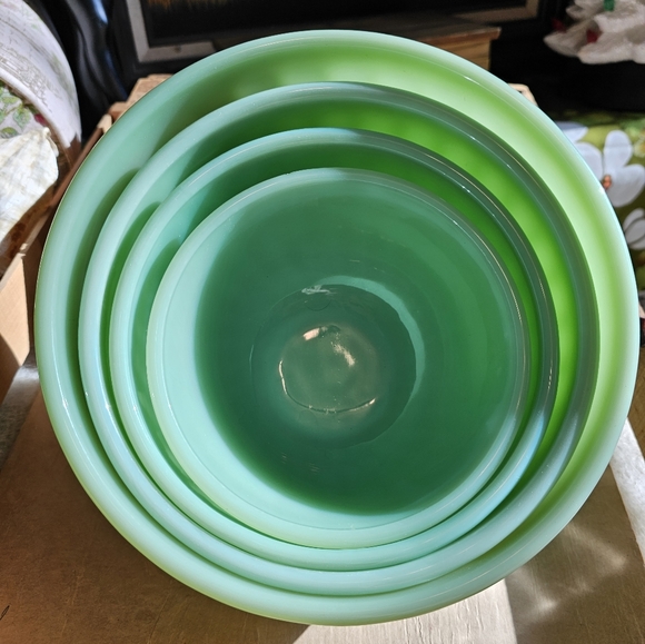 Fire King Jadeite Bowl Set - Picture 1 of 7